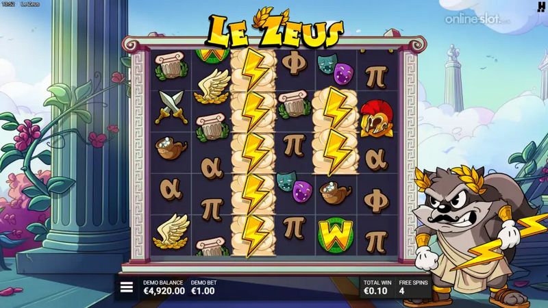 Recension av Le Zeus-spelautomaten